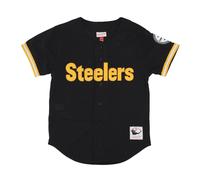 Mitchell & Ness - Maillot NFL Pittsburgh Steelers Mesh - Homme - Sport - Noir - Taille: M