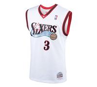 Mitchell & Ness Maillot Swingman Philadelphia 76ers Allen Iverson #3 Home 2000-01 Blanc Taille S