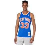 Mitchell & Ness Maillot Royal NBA New York Knicks Patrick Ewing 1991 Road Swingman, bleu marine, Medium