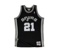 Mitchell & Ness - Maillot San Antonio Spurs Tim Duncan - Homme - Tops - Noir - Taille: XS