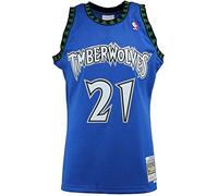 Mitchell & Ness Maillot Swingman pour homme, Bleu magique, Taille L