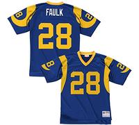 Mitchell & Ness Marshall Faulk St. Louis Rams Throwback NFL Maillot Bleu, bleu, m