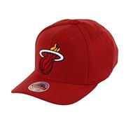 Mitchell & Ness Miami Heat Maroon NBA Team Ground Stretch Snapback Cap - One-Size