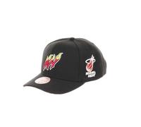 Mitchell & Ness Miami Heat NBA Icon Grail Pro Snapback Hardwood Claasic Cap Pro Crown Fit Black