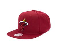 Mitchell & Ness Miami Heat NBA Team Ground 2.0 Original Fit Rouge Casquette Snapback Réglable