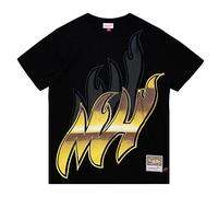 Mitchell & Ness NBA Big Face 4.0 T-shirt Noir, Black-gold, M