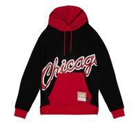 Mitchell & Ness NBA Big Face 5.0 Sweat à capuche, Chicago Bulls Noir, XXL