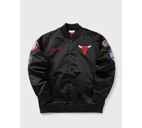 Mitchell & Ness NBA BLACKOUT HEAVYWEIGHT SATIN JACKET CHICAGO BULLS men Bomber Jackets|Team Jackets black taille: M