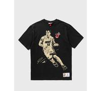 Mitchell & Ness NBA BLOCKBUSTER SS PLAYER TEE VINTAGE LOGO MIAMI HEAT JASON WILLIAMS men Shortsleeves black taille: M