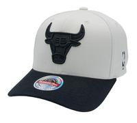 Mitchell & Ness NBA Cool Grey Pop Visor Classic Red Snapback Casquette, taille unique