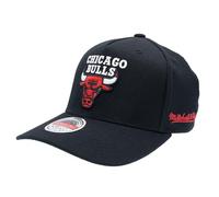 Mitchell & Ness NBA Classic Red Eazy Snapback - La nouvelle collection Snapback avec logo Bulls classique Casquette plate avec fermeture réglable, Noir , taille unique