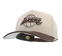 Mitchell & Ness NBA Fashion Basic 2T Pro Snapback Casquette de Baseball Crème Blanc Réglable Homme Femme Enfant Unisexe Printemps Été Automne Hiver, crème, Los Angeles Lakers, taille unique