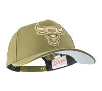 Mitchell & Ness NBA Fashion Basic Pro Snapback Casquette de Baseball Olive Blanc Réglable Homme Femme Enfant Unisexe Printemps Été Automne Hiver