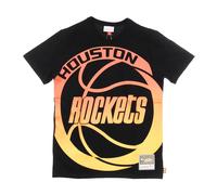 Mitchell & Ness - NBA Flames Tee Hardwood Classics - Homme - Tops - Multicolore - Taille: L
