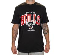 Mitchell & Ness NBA Hardwood Classics Team Arch T-Shirt, Noir, Chicago Bulls, XXL