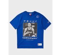 Mitchell & Ness NBA HEAVYWEIGHT PREMIUM PLAYER TEE VINTAGE LOGO ORLANDO MAGIC PENNY HARDAWAY #1 men Shortsleeves|Team Tees blue taille: M