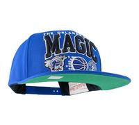 Mitchell & Ness NBA/HWC Champ Stack Casquette de Baseball Snapback - Orlando Magic, Bleu, 100% Polyester, Ajustable, Homme, Femme, Enfant, Unisexe, Printemps, été, Automne, Hiver