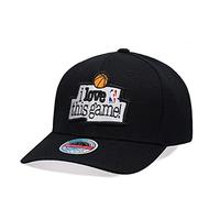 Mitchell & Ness NBA/HWC - I Love This Game - Casquette classique rouge snapback, « I Love This Game » - Noir, taille unique