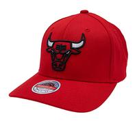 Mitchell & Ness NBA/HWC Team Ground 2.0 Classic Red Curved Snapback - Chicago Bulls, Rouge