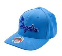 Mitchell & Ness NBA/HWC Team Ground 2.0 Classic Red Curved Snapback - Los Angeles Lakers, 1960 Logo, Bleu
