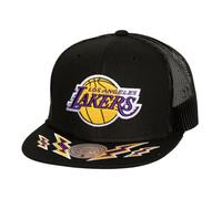 Mitchell & Ness NBA Recharge Trucker Casquette Los Angeles Lakers, Noir , taille unique