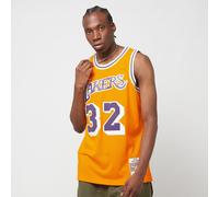 Mitchell & Ness Nba Swingman Jersey Los Angeles Lakers 1984-85 Magic Johnson Homme Maillots Orange Taille M Vêtements