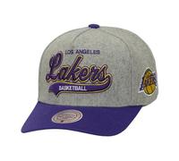 Mitchell & Ness NBA Tailsweep Pro Pinch Casquette Snapback Los Angeles Lakers Gris chiné