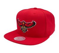 Mitchell & Ness NBA Team Ground 2.0 Snapback, Atlanta Hawks - Rouge, taille unique