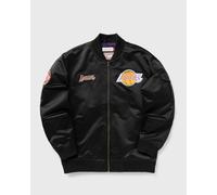 Mitchell & Ness NBA TEAM LEADER SATIN BOMBER VINTAGE LOGO LOS ANGELES LAKERS men Bomber Jackets black taille: L