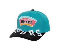 Mitchell & Ness NBA Underarch Pro Snapback Cap San Antonio Spurs, turquoise, taille unique, turquoise (turquoise), taille unique