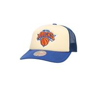 Mitchell & Ness NBA Vintage Block Trucker Casquette New York Knicks Crème/royal
