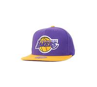 Mitchell & Ness NBA Wool 6HSSMM19201 LA Lakers Casquette Snapback 2 tons Violet Jaune Taille unique