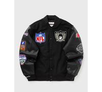 Mitchell & Ness NFL BLACK OUT COLLECTION VARSITY JACKET VINTAGE LOGO LAS VEGAS RAIDERS men Bomber Jackets black taille: M