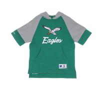 Mitchell & Ness - NFL Eagles Sweat à Capuche Manches Courtes Vert - Homme - Sweatshirts et sweats à capuche - Vert - Taille: M