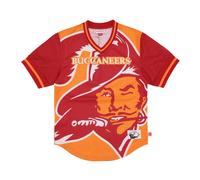 Mitchell & Ness - NFL Jumbotron 3.0 Mesh V-neck Jersey - Homme - Sport - Rouge - Taille: S