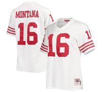 Mitchell & Ness NFL Legacy Throwbacks Collection Jersey Trikot San Francisco 49ers - Joe Montana, XXL, White