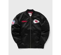 Mitchell & Ness NFL TEAM LEADER SATIN BOMBER VINTAGE LOGO KANSAS CITY CHIEFS men Bomber Jackets black taille: L