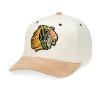 Mitchell & Ness NHL Cardinal Classic Snapback Casquette Chicago Blackhawks Crème