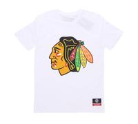 Mitchell & Ness - NHL Team Logo Tee Chibla White - Homme - Tops - Blanc - Taille: XL