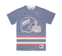 Mitchell & Ness - NY Giants Logo Tee Celebration - Homme - Tops - Multicolore - Taille: M