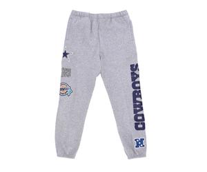 Mitchell & Ness - Pantalon de survêtement en polaire Dallas Mavericks - Homme - Pantalons - Gris - Taille: S