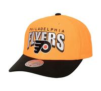 Mitchell & Ness Philadelphia Flyers NHL Boom Text Pro Vintage Snapback Cap Orange