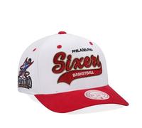 Mitchell & Ness Philedphia 76ers All Star Game 2002 Pro Crown Fit Snapback Casquette, Blanc., taille unique