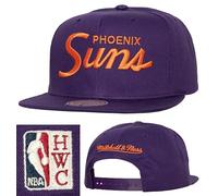 Mitchell & Ness Phoenix Suns New NBA 90's Draft Day Retro Script Purple Orange Era Casquette Snapback