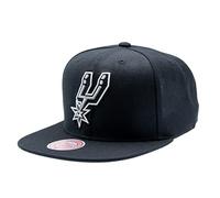 Mitchell & Ness San Antonio Spurs NBA Team Ground 2.0 Original Fit Noir Casquette Snapback Réglable
