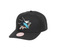 Mitchell & Ness San Jose Sharks Black NHL Team Ground 2.0 Pro Snapback Cap