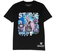 Mitchell & Ness Wrestlemania (WWE) Legends T-shirt à manches courtes 100 % coton pour homme, femme, enfant, unisexe, printemps, été, automne, hiver, lutte, Stone Cold Steve Austin 2, M