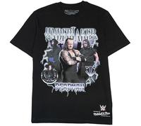 Mitchell & Ness Wrestlemania (WWE) Legends T-shirt à manches courtes 100 % coton pour homme, femme, enfant, unisexe, printemps, été, automne, hiver, lutte, Undertaker, S