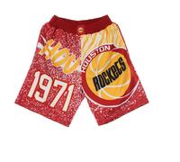 Mitchell & Ness - Shorts de Basketball NBA Jumbotron Sublimés - Homme - Sport - Multicolore - Taille: L