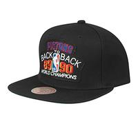 Casquette Snapback Detroit Pistons 1889/90 - Mitchell & Ness - Noir - Homme